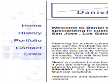 Tablet Screenshot of danielconstruction.com